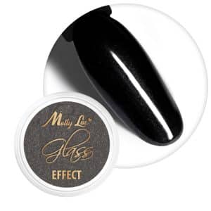 Chrome Mirror Effect prah za nohte - Black 12
