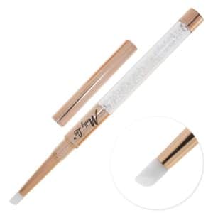 Silikonski čopič za nanos prahu - ROSE GOLD