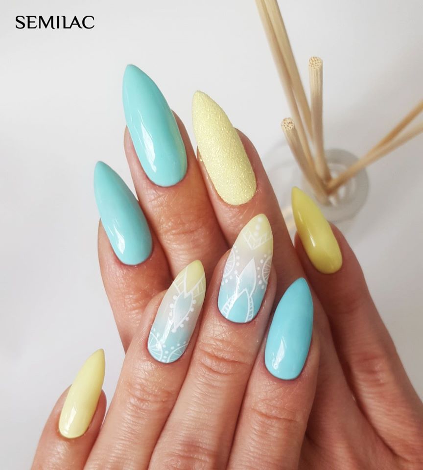 UV lak Semilac Banana 023 - slika 4