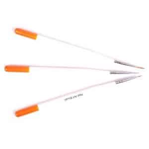 Set čopičev 3 kos BELI krajši 02- ZA POSLIKAVO