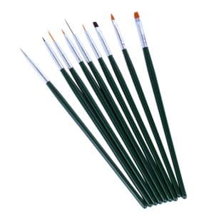 Set čopičev 9 kos ČRNI