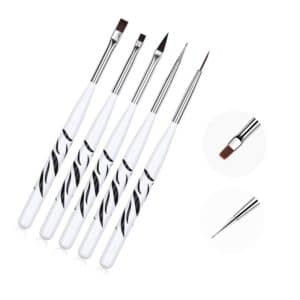 Set čopičev 5 kos ZEBRA