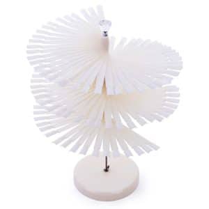 Stojalo s konicami nohtov 120 kos - natur