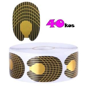 Šablone za izdelavo nohtov 15 - 40 kos