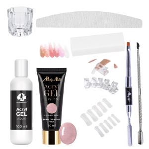 Poly Gel Komplet Sparkle Rose 30 ml