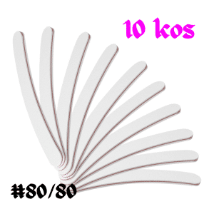 Pila BANANA 80/80 bela 10 kos