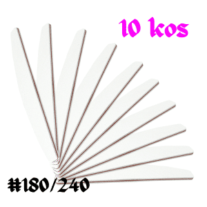 Pila LUNCA 180/240 bela 10 kos