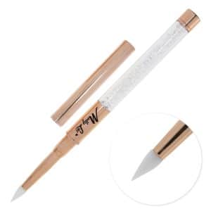 Silikonski čopič za nanos kristalov - ROSE GOLD