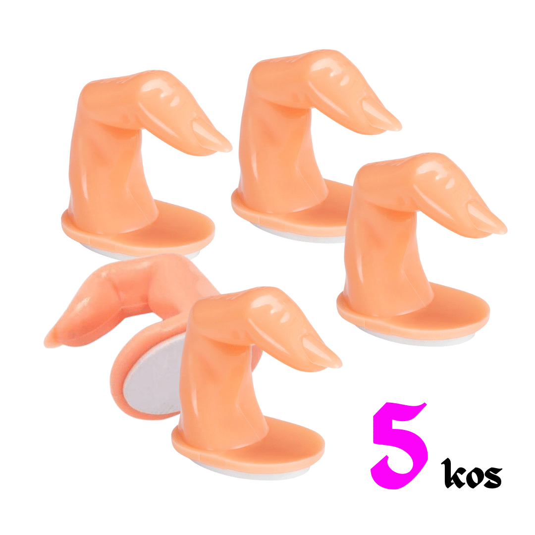 Prst za vajo z nohtom 5 kos