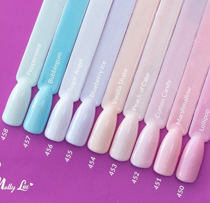 UV lak MollyLac 454 Vanilla Shake 10 ml - slika 2