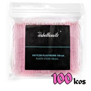 Plastične palčke ROZA - 100 kos