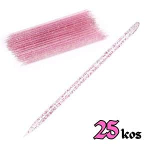 Plastične palčke ROZA - 25 kos