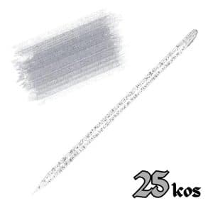 Plastične palčke SIVE - 25 kos