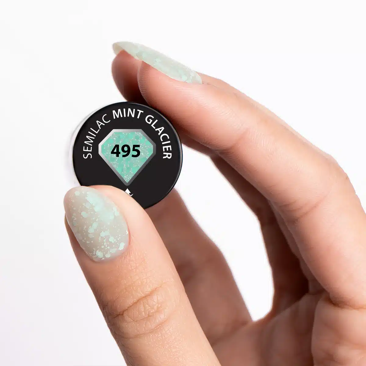 UV lak Semilac Mint Glacier 495 - slika 5