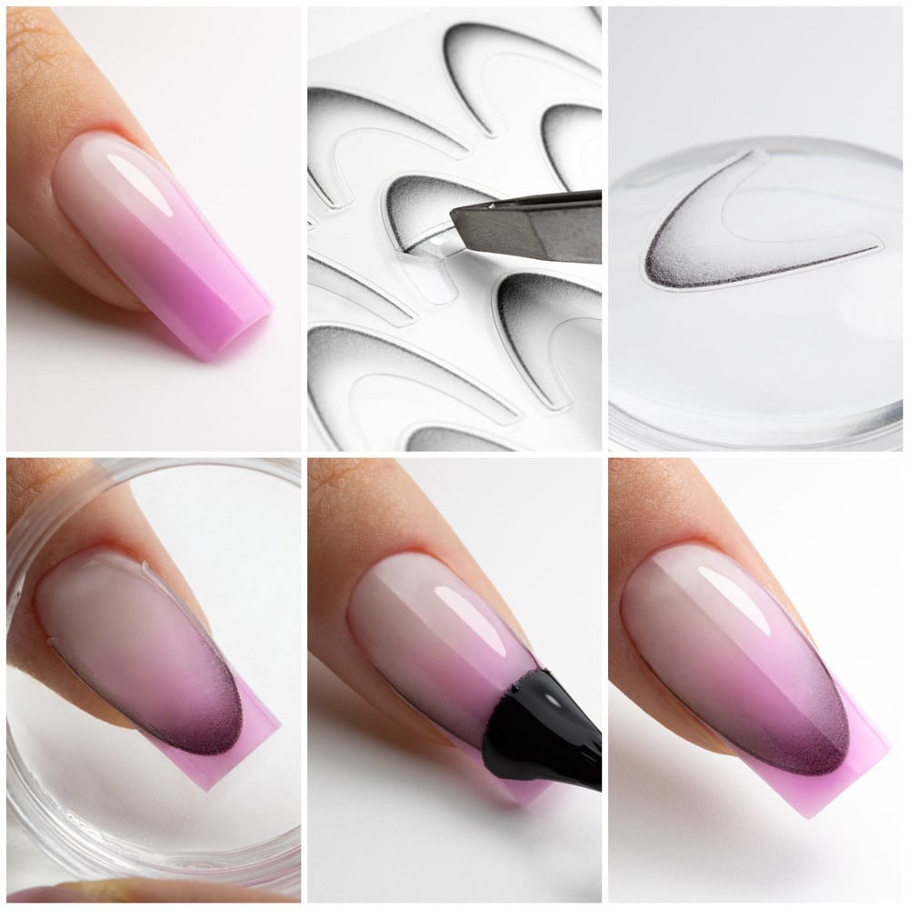 Nalepka French Ombre ČRNE - slika 3
