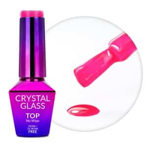 UV TOP Crystal Glass Molly Nails ROZA 10 ml