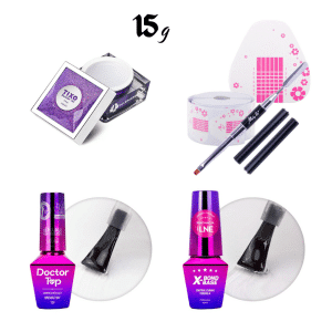 Profesionalni gel AP Tixo Clear 15 g - komplet