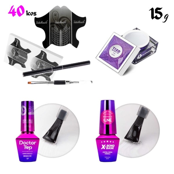Profesionalni gel AP Tixo Clear 15 g - komplet