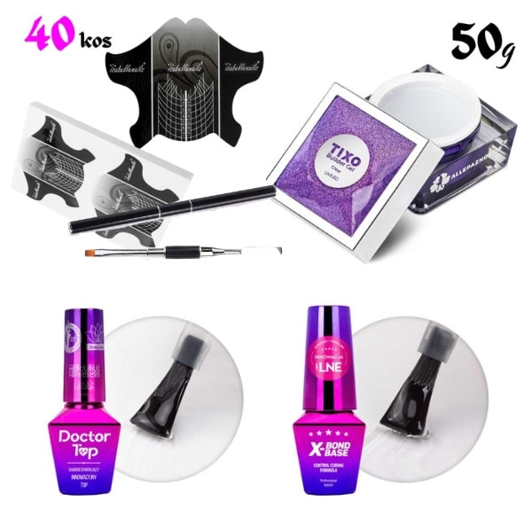 Profesionalni gel AP Tixo Clear 50 g - komplet