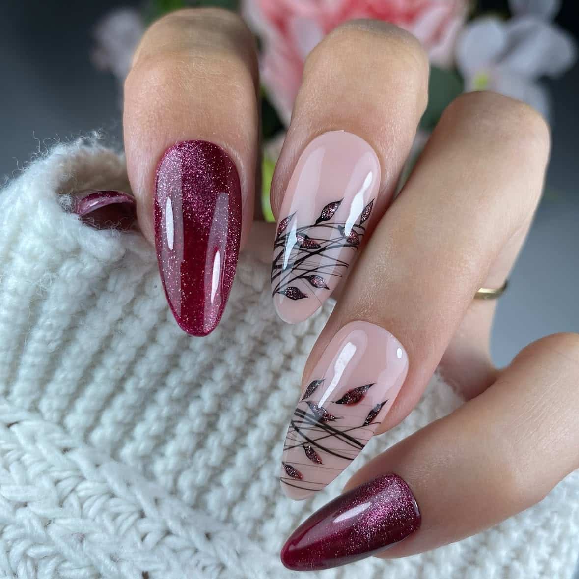 UV lak Molly Nails Cat Eye Reds 232 - slika 2