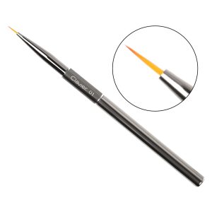 Čopič Clavier srebrn 01 za poslikavo 7 mm