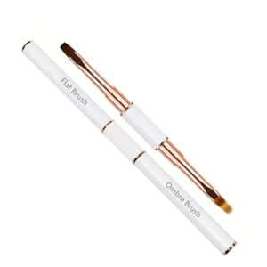 Čopič DUAL raven/ombre BEL