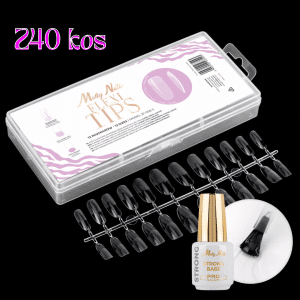 Flexi umetne konice nohtov - OVAL 240 kos SET