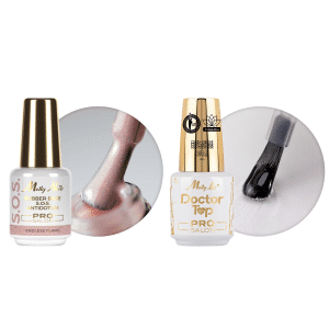 UV Base MollyNails S.O.S. Endless Flame + UV Doctor Top Pro Salon 15 ml