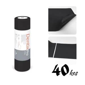 Nepremočljivi prtički na roli 40 kos - ČRNI