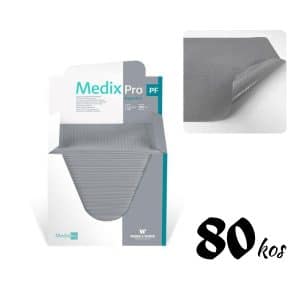 Nepremočljivi prtički 80 kos - SIVI