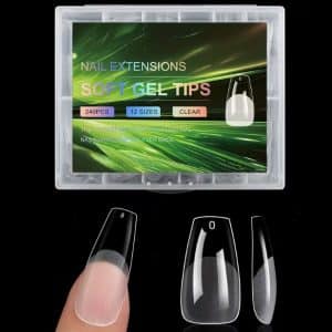 Umetne konice nohtov - BALERINA clear 240 kos