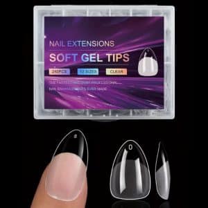 Umetne konice nohtov - MANDELJ krajši 240 kos