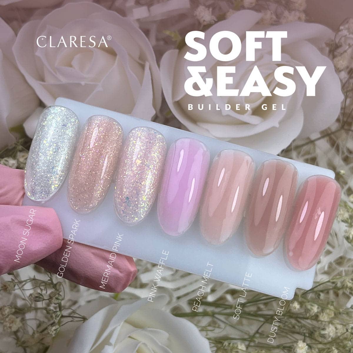 Claresa UV Gel Soft&Easy Peach Melt 45 g - slika 4
