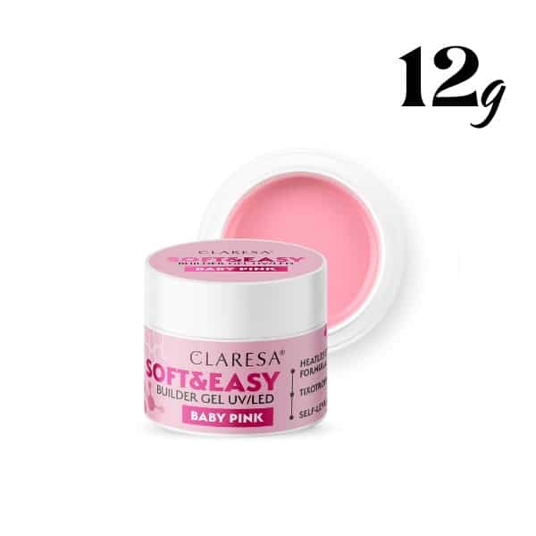 Claresa UV Gel Soft&Easy Baby Pink 12 g