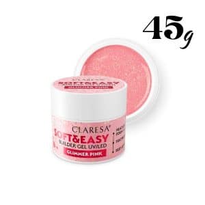 Claresa UV Gel Soft&Easy Glimmer Pink 45 g