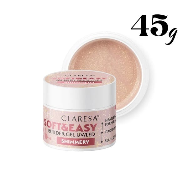 Claresa UV Gel Soft&Easy Shimmery 45 g