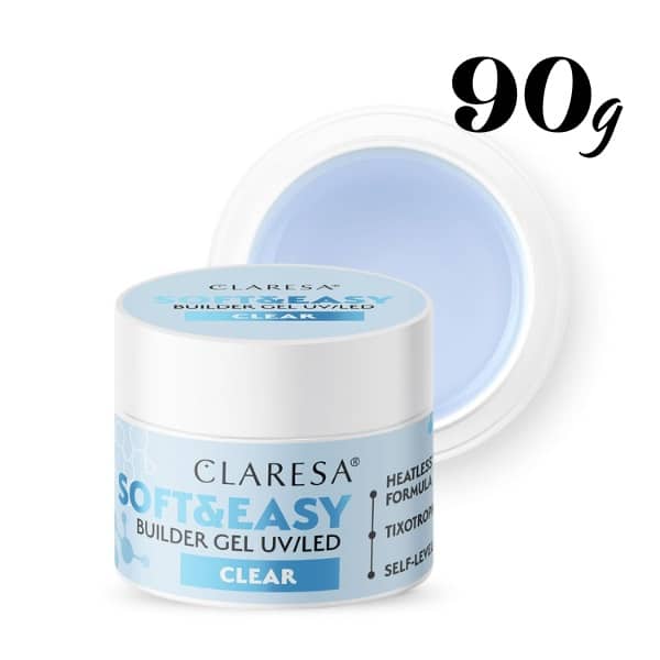 Claresa UV Gel Soft&Easy Clear 90 g