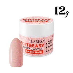 Claresa UV Gel Soft&Easy Golden Spark 12 g