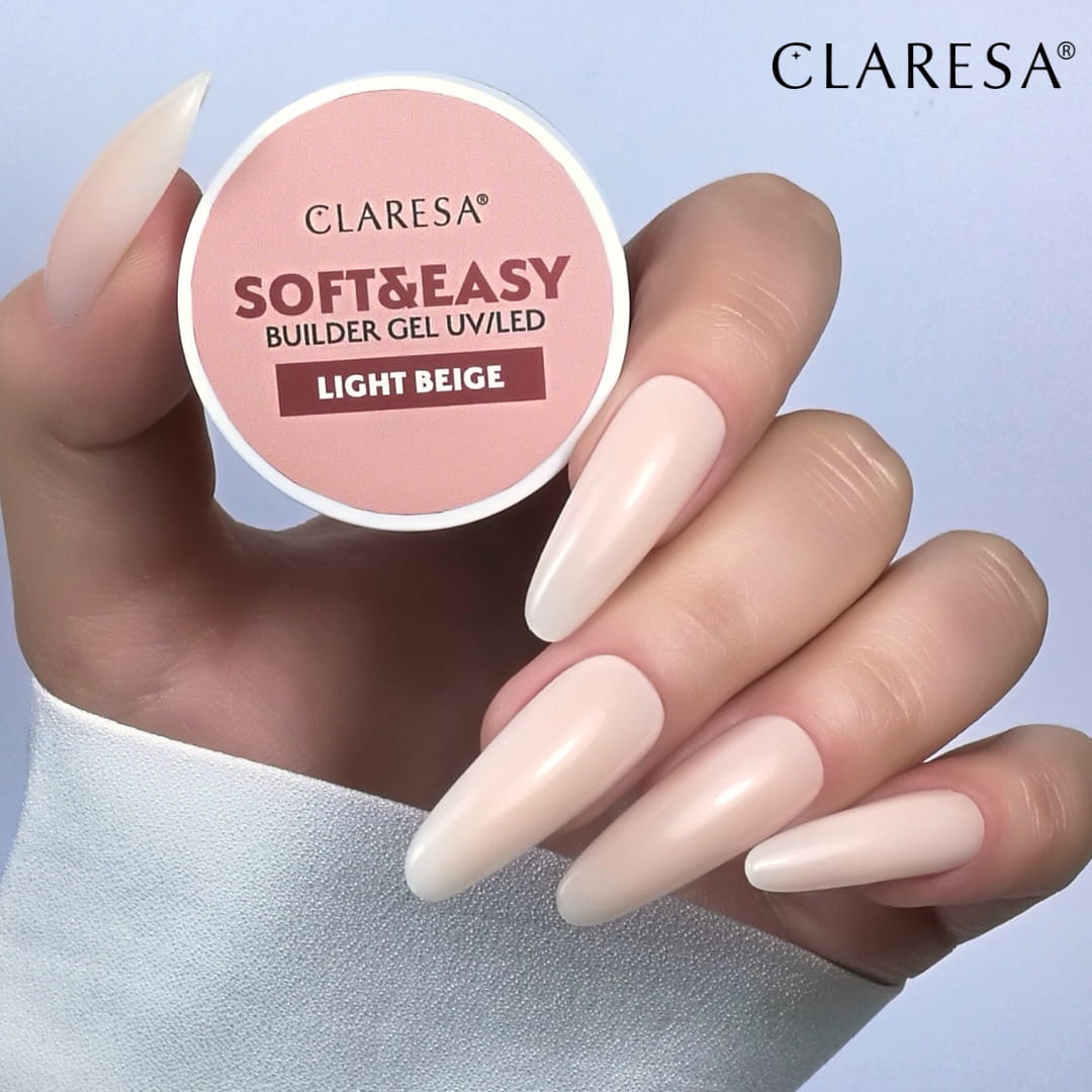 Claresa UV Gel Soft&Easy Light Beige 90 g - slika 2