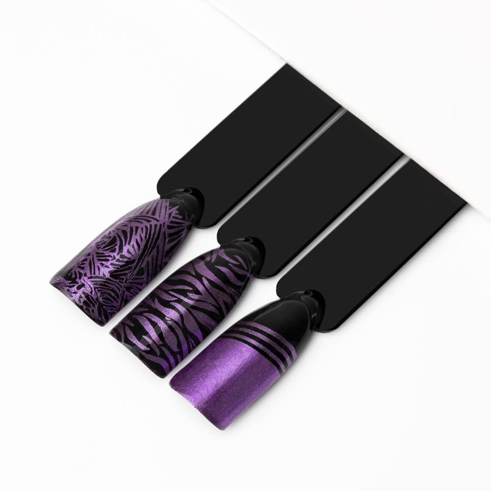 Lak za žigosanje Molly Nails Chrome LILA - slika 2