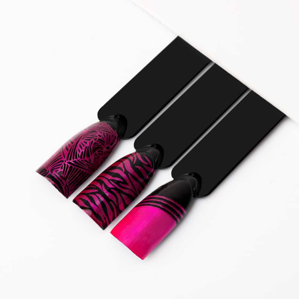 Lak za žigosanje Molly Nails Chrome ROZA - slika 2