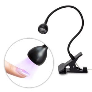 Mini LED lučka črna s sponko 3 W