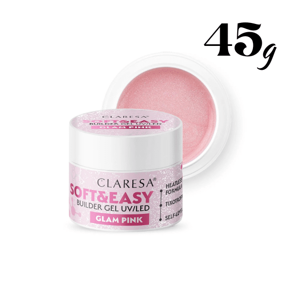 Claresa UV Gel Soft&Easy Glam Pink 45 g