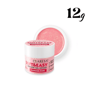Claresa UV Gel Soft&Easy Glimmer Pink 12 g