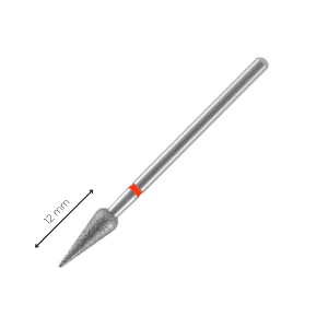 Diamantni nastavek plamen 12 mm - RDEČ