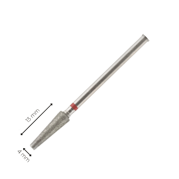 Diamantni nastavek stožec 13 mm - RDEČ