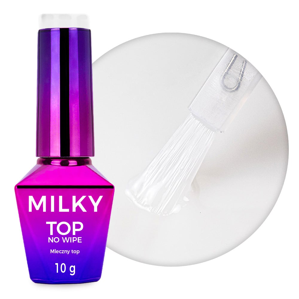 UV TOP Milky MollyNails Milky White 10 ml